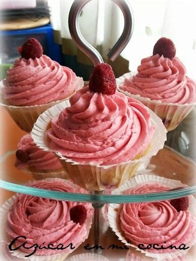 Cupcakes de frambuesa