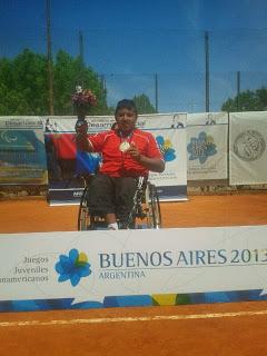 CHILE GANA NUEVO ORO EN TENIS EN SILLA Y REMATA OCTAVO EN LA GENERAL
