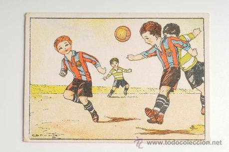 Cromo acciones del Futbol - Pase de cabeza, Nº 20, ilustrado por Cervello - Pub. Productos Bonabé (Coleccionismo Deportivo - Álbumes y Cromos de Deportes - Cromos de Fútbol)