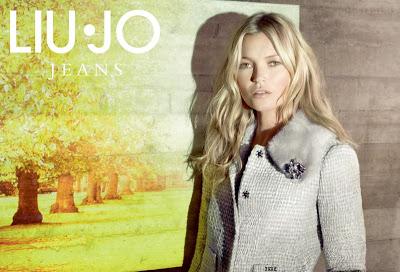 Kate Moss para Liujo Jeans Fall 2013