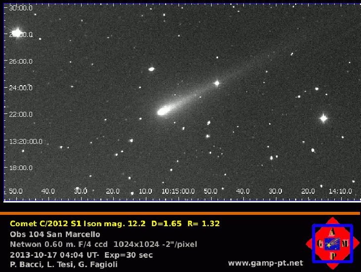 Fotos: El Cometa del siglo “Ison” muy vivo y mantiene posibilidad de ser visto durante diciembre
