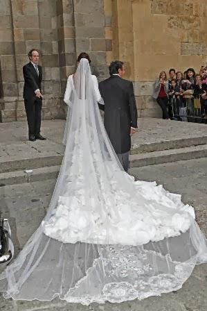 El vestido de novia de Verónica Gutiérrez en su boda con Miguel Angel Perera