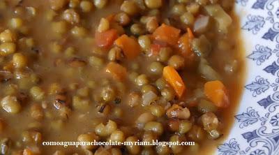 SOJA CON VERDURITAS Y CHORIZO