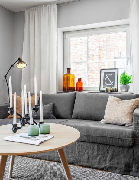 piso piloto decoración nórdica mesas de centro madera 3 patas distribución diáfana diseño piso piloto nordico diseño de interiores nórdicos decoración nórdica escandinava cocinas modernas pequeñas cocinas modernas blanco y gris cocina comedor salón diáfano decoración blog decoración nórdica 