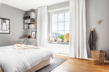 piso piloto decoración nórdica mesas de centro madera 3 patas distribución diáfana diseño piso piloto nordico diseño de interiores nórdicos decoración nórdica escandinava cocinas modernas pequeñas cocinas modernas blanco y gris cocina comedor salón diáfano decoración blog decoración nórdica 