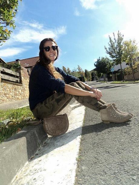 Simply look military street style