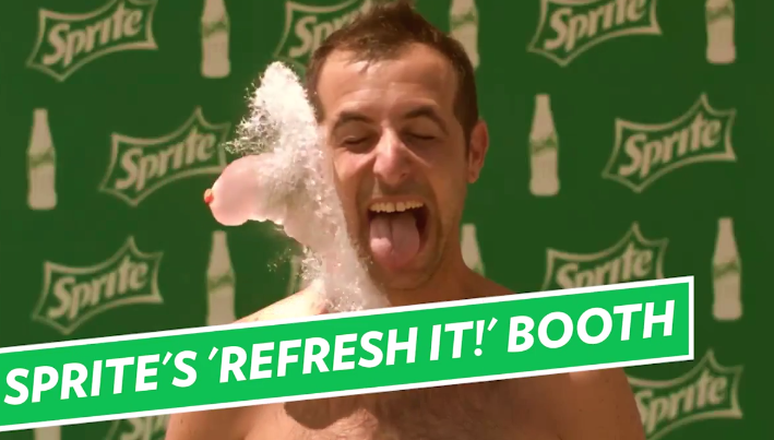 Sprite combate el calor con una divertida y refrescante cámara super lenta conectada a Facebook