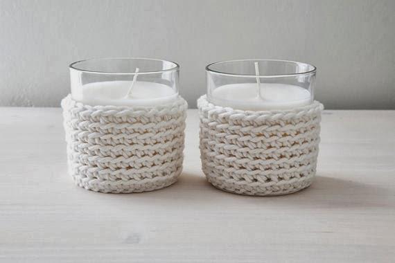 LATAS Y PORTAVELAS EN PUNTO