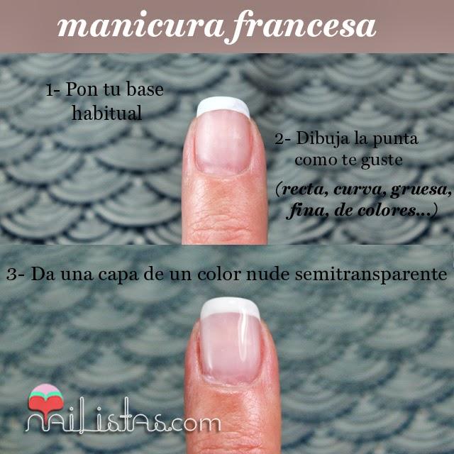 Manicura francesa clásica paso a paso 