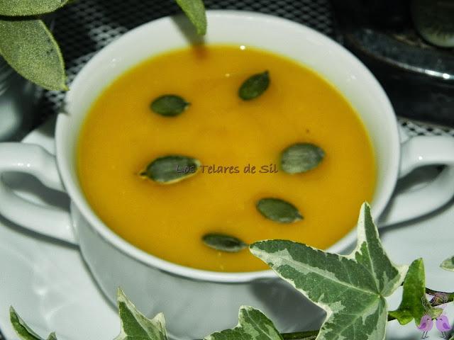 CREMA DE CALABAZA Y VERDURAS