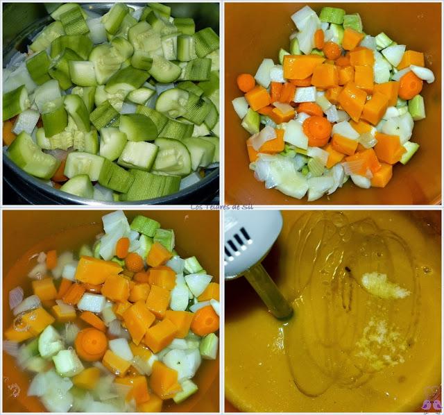 CREMA DE CALABAZA Y VERDURAS