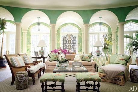 Jardín de Invierno en Estilo Clásico con Detalles Orientales Jardín de Invierno en Estilo Clásico con Detalles Orientales