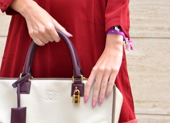 Hats Trend & Burgundy Dress