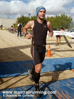 Transición carrera. II Duatlon de Cobeña.
