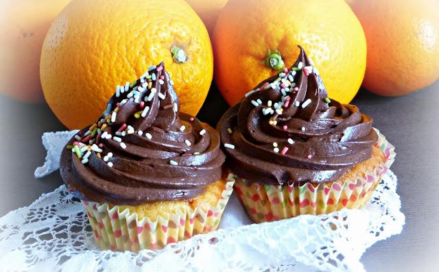 cupcakes de naranja