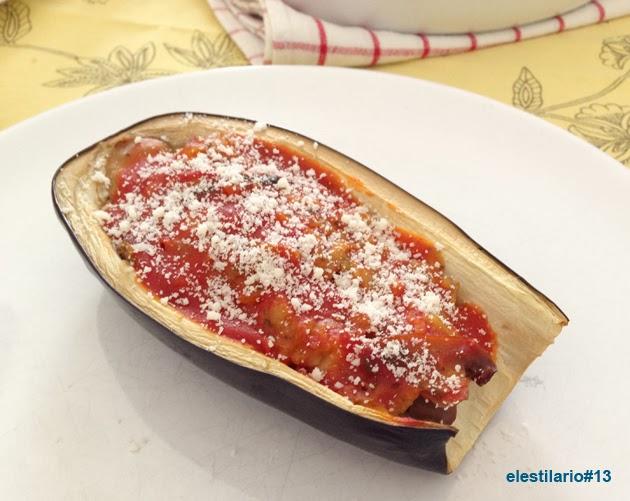 El recetario: Berenjenas rellenas de verdura