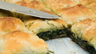 Tarta de espinacas en 8 pasos breves