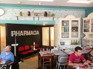 El imaginativo restaurante Pharmacia. Lisboa.