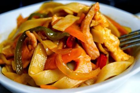 Fetuccini  Chinese Style