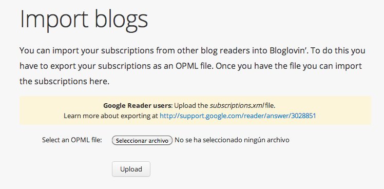 Ya estoy en Bloglovin + AYUDA