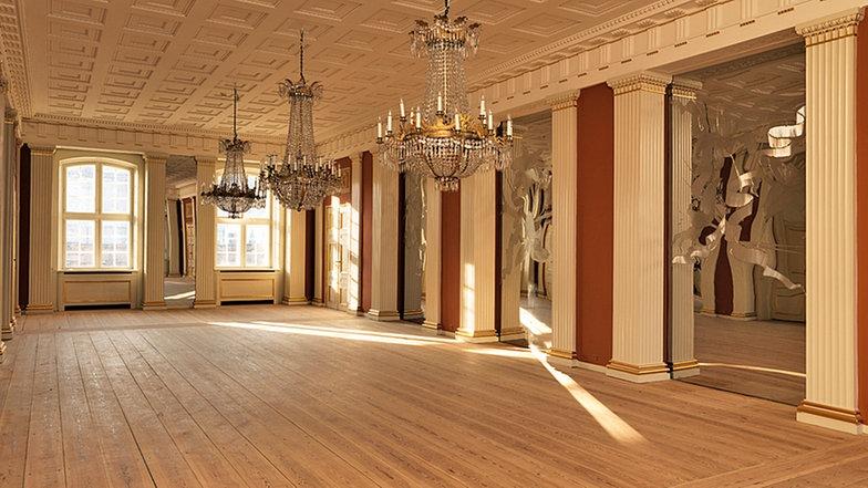Salón de los espejos. Palacio de Amalienborg 18