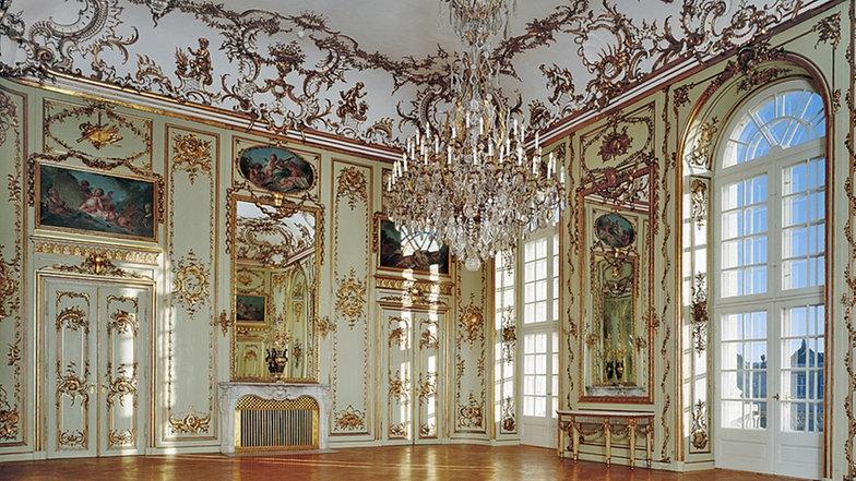 Salón de baile barroco. Palacio de Amalienborg 12