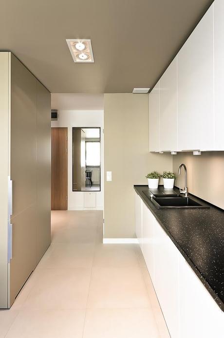Un elegante apartamento de líneas rectas Un elegante apartamento de líneas rectas