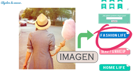 Como añadir imagenes sin titulo en la columna de Blogger.