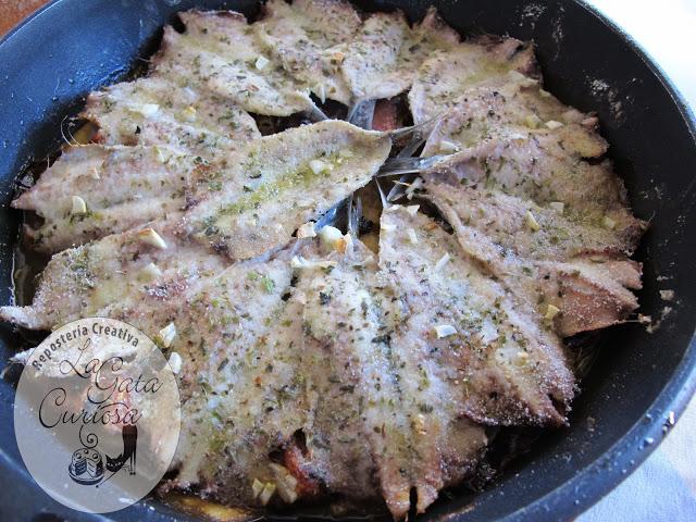 CAZUELA DE BOQUERONES AL HORNO