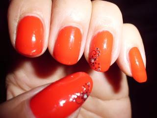 Rojo vivo.