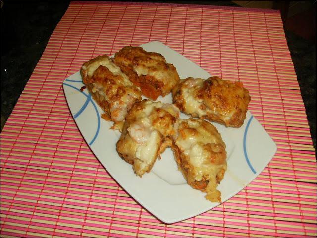 CHAPATA  RELLENA  GRATINADA