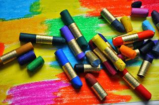 Pintando con ceras: dibujo sorpresa