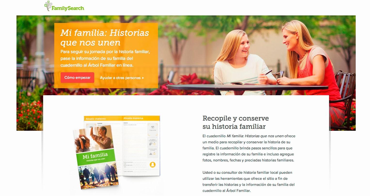 Mi familia -Folleto FamilySearch-