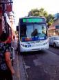 imagen de omnibus en la ciudad de San Luis