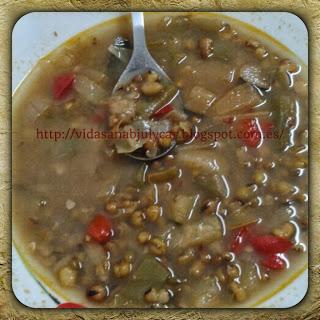 Potaje de soja con verduras