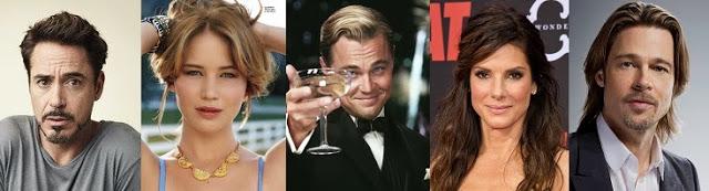 Robert Downey Jr., Leonardo DiCaprio y Jennifer Lawrence son las estrellas más valiosas de 2013