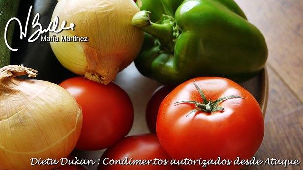 Condimentos permitidos dieta Dukan (desde Ataque)