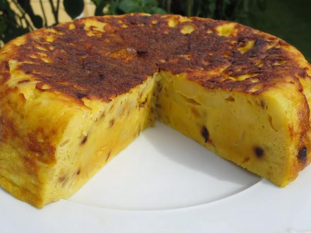 Tortilla de patata casi sin aceite olla GM