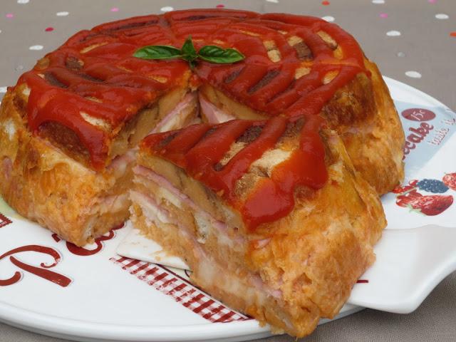 Pastel de sandwich olla GM