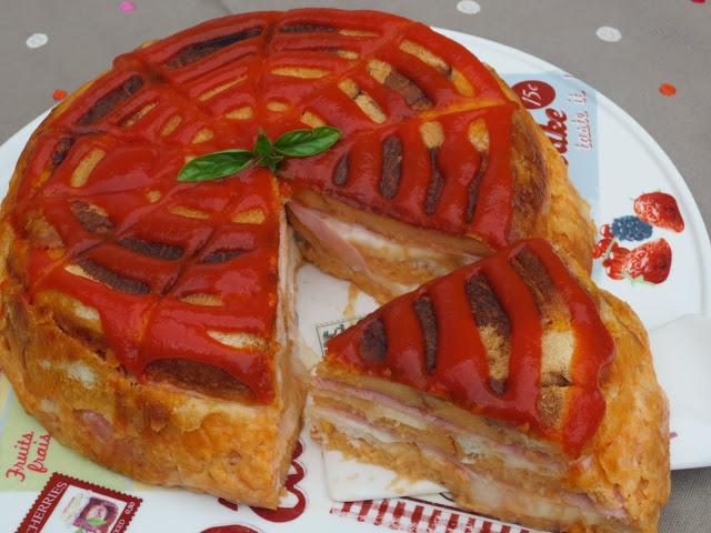 Pastel de sandwich olla GM