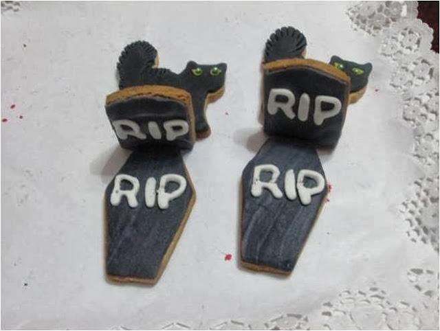 GALLETAS  DE   HALLOWEEN, OJOS Y CALAVERAS