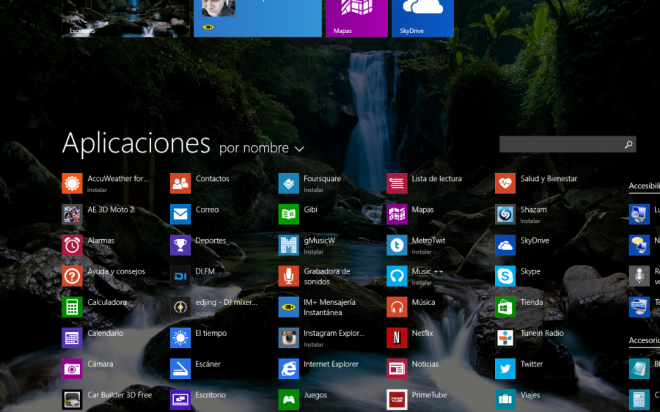 Nuevas aplicaciones para Windows 8.1