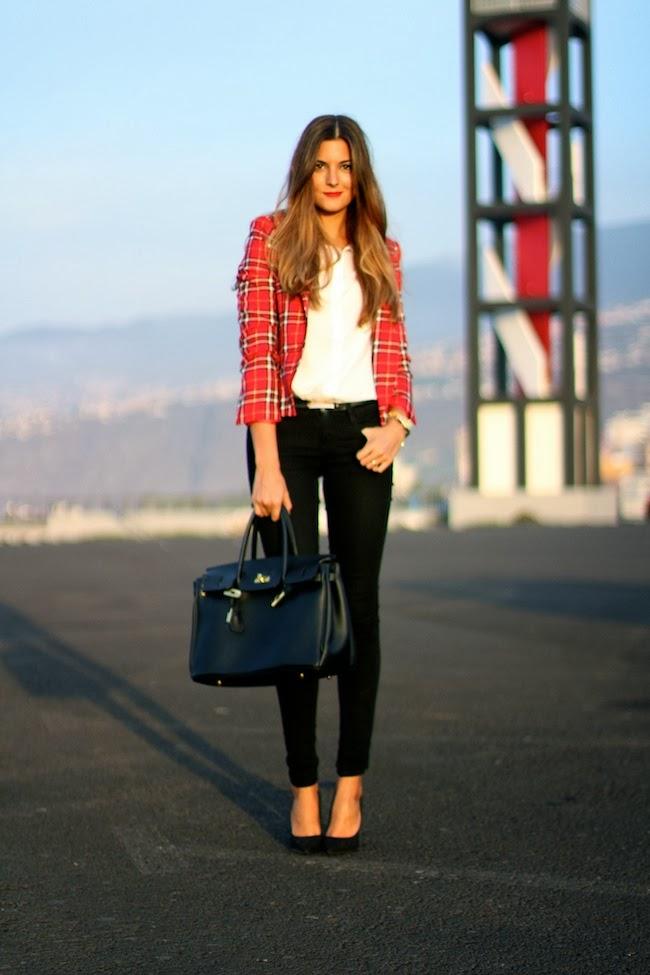 Tartan Jacket Look