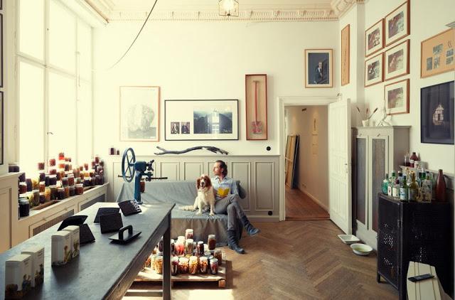 El estudio berlinés de un diseñador de moda