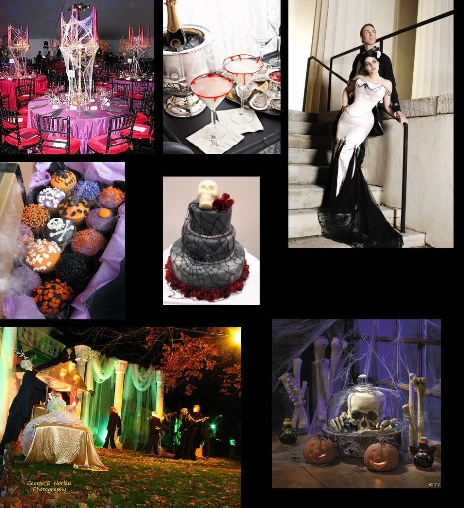 Inspiración Halloween para bodas de miedo