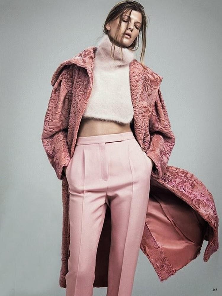 pink coat