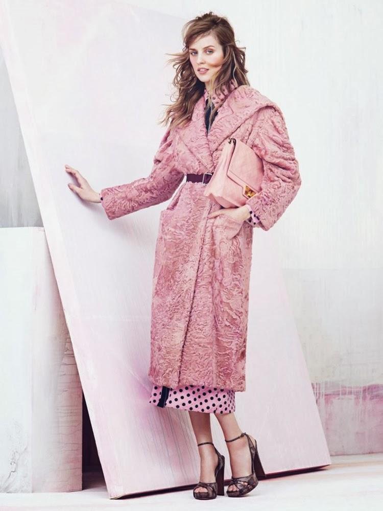 pink coat