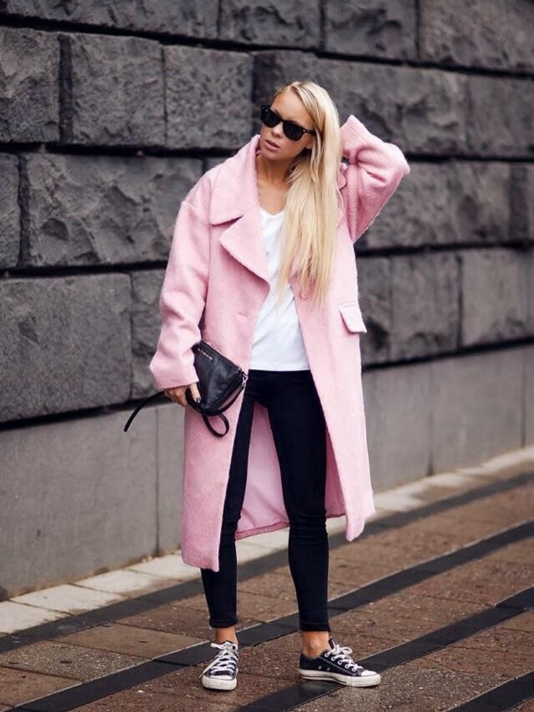 pink coat