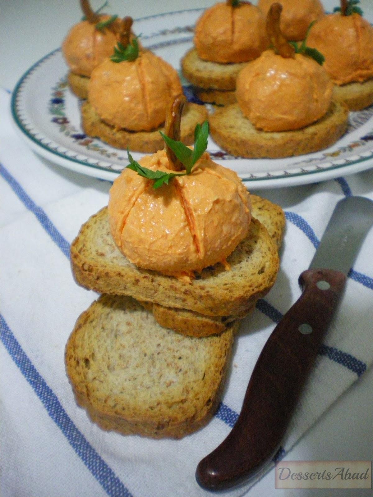 Calabacitas de queso y sobrasada