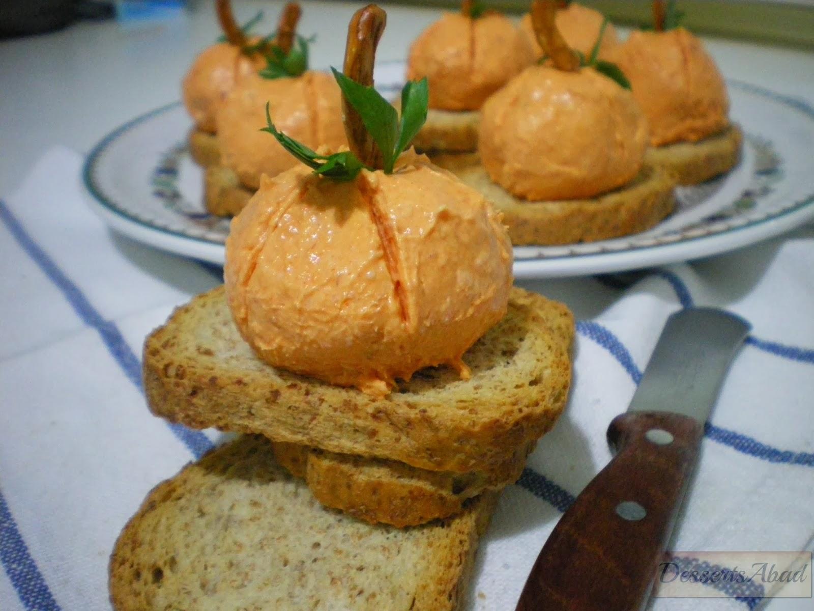 Calabacitas de queso y sobrasada
